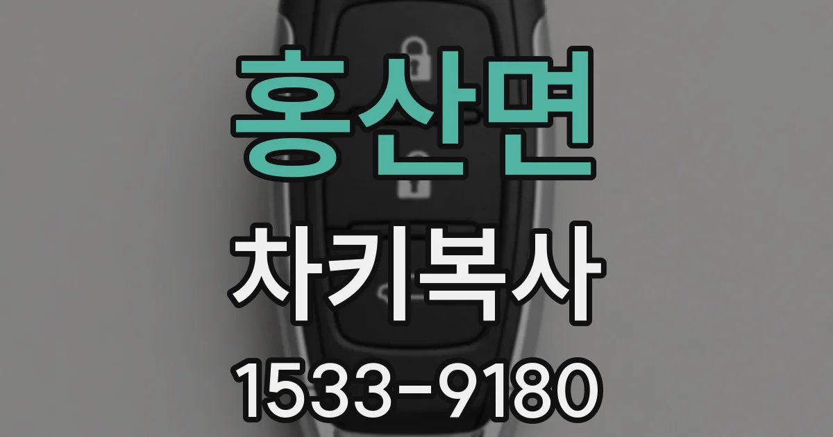 홍산면 차키복사