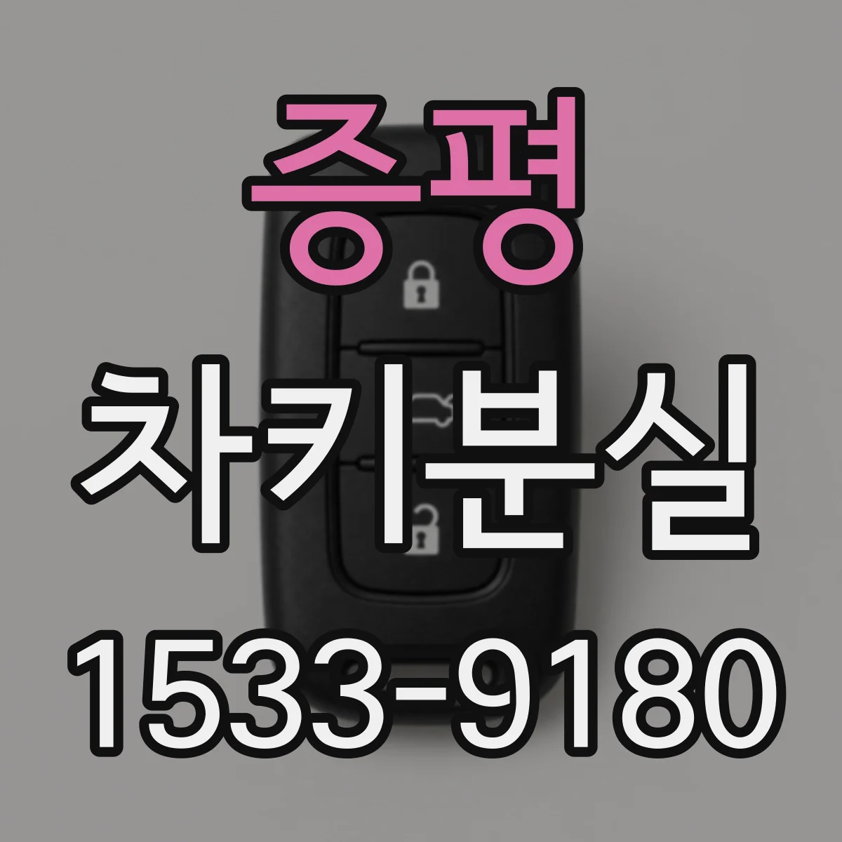 증평 차키분실