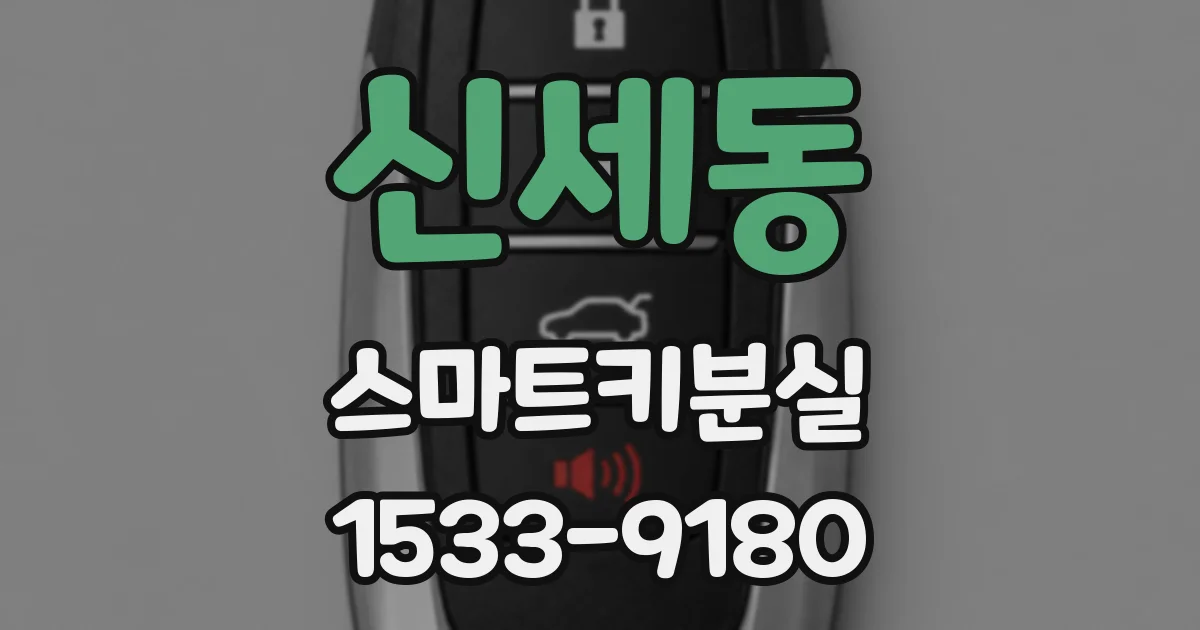 신세동 스마트키분실
