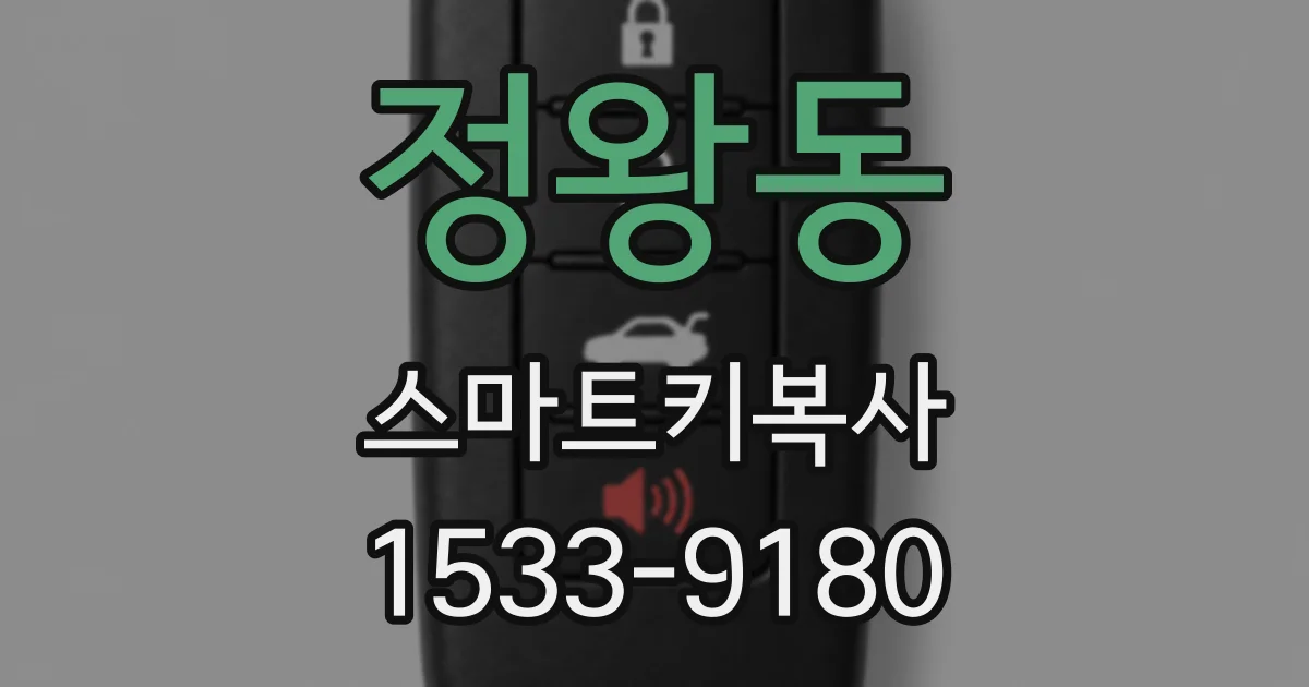 정왕동 스마트키복사