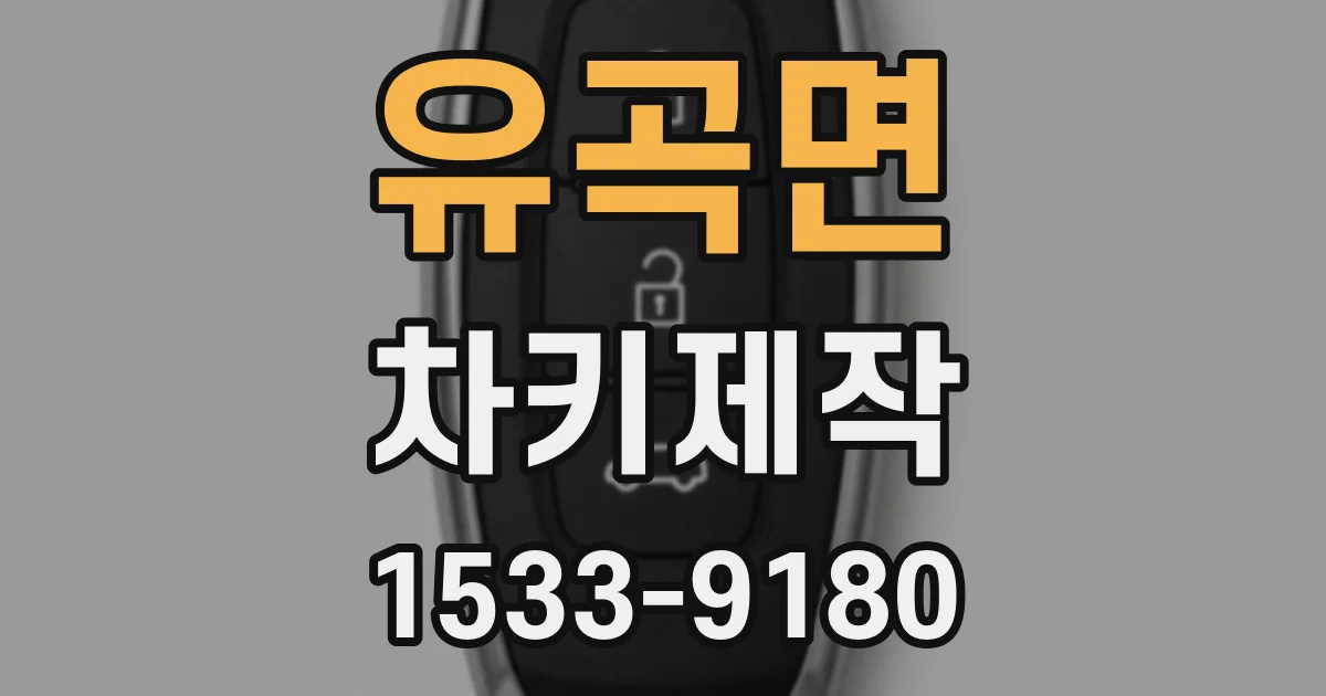 유곡면 차키제작