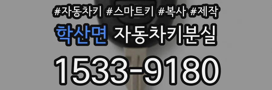 학산면 자동차키분실