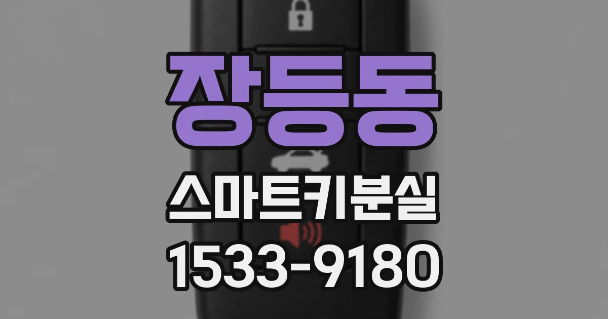 장등동 스마트키분실