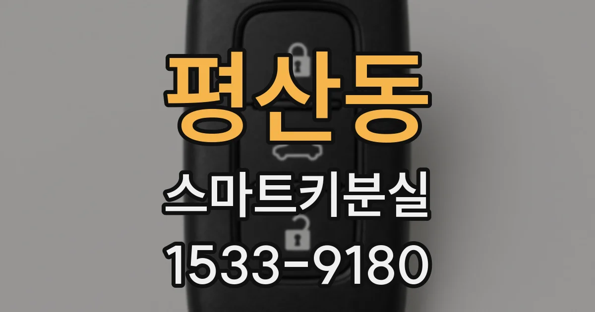 평산동 스마트키분실