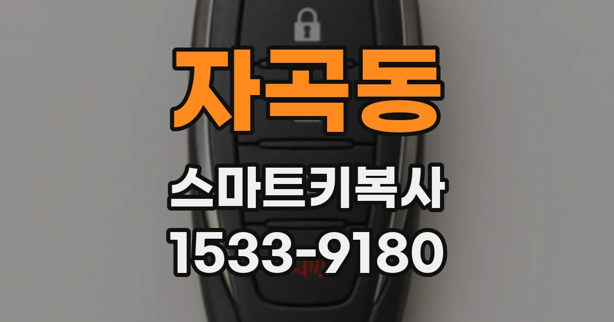 자곡동 스마트키복사