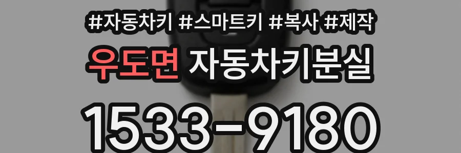 우도면 자동차키분실