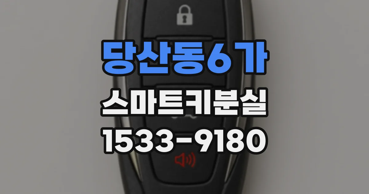 당산동6가 스마트키분실