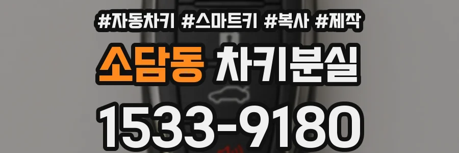 소담동 차키분실