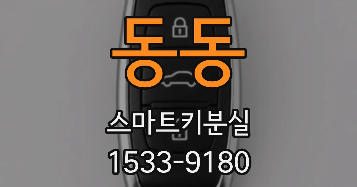 동동 스마트키분실