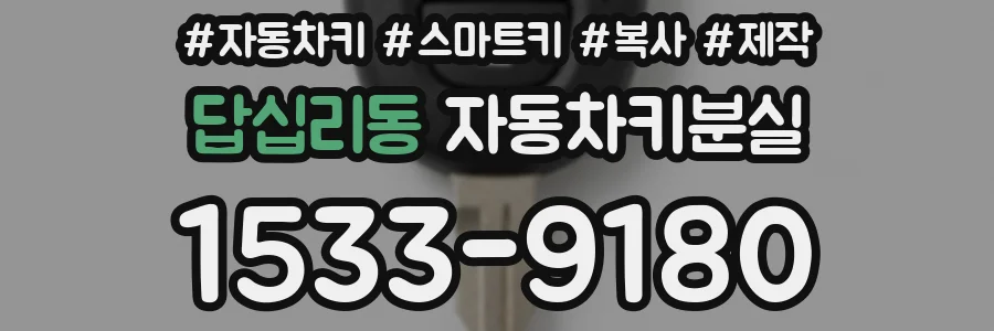 답십리동 자동차키분실