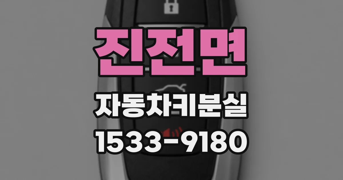 진전면 자동차키분실