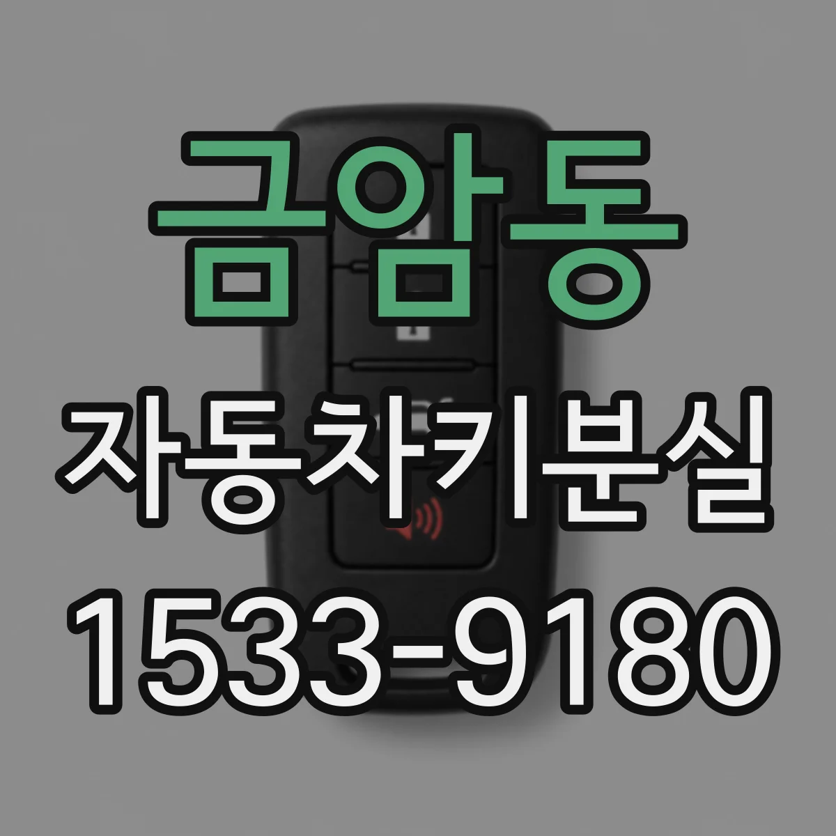 금암동 자동차키분실