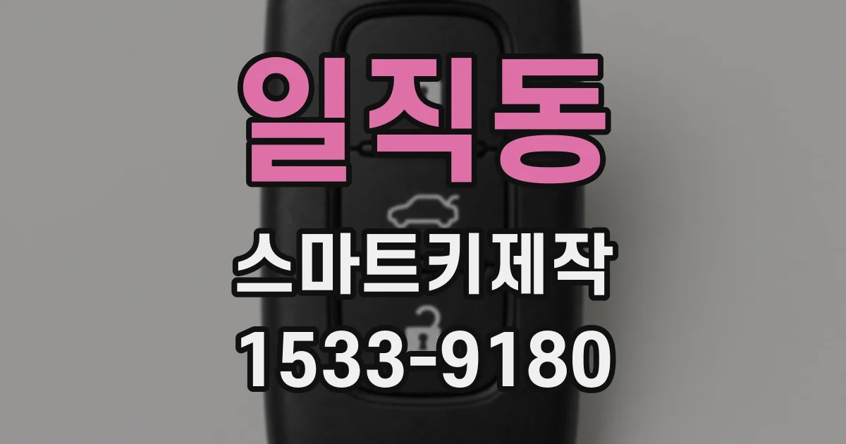 일직동 스마트키제작