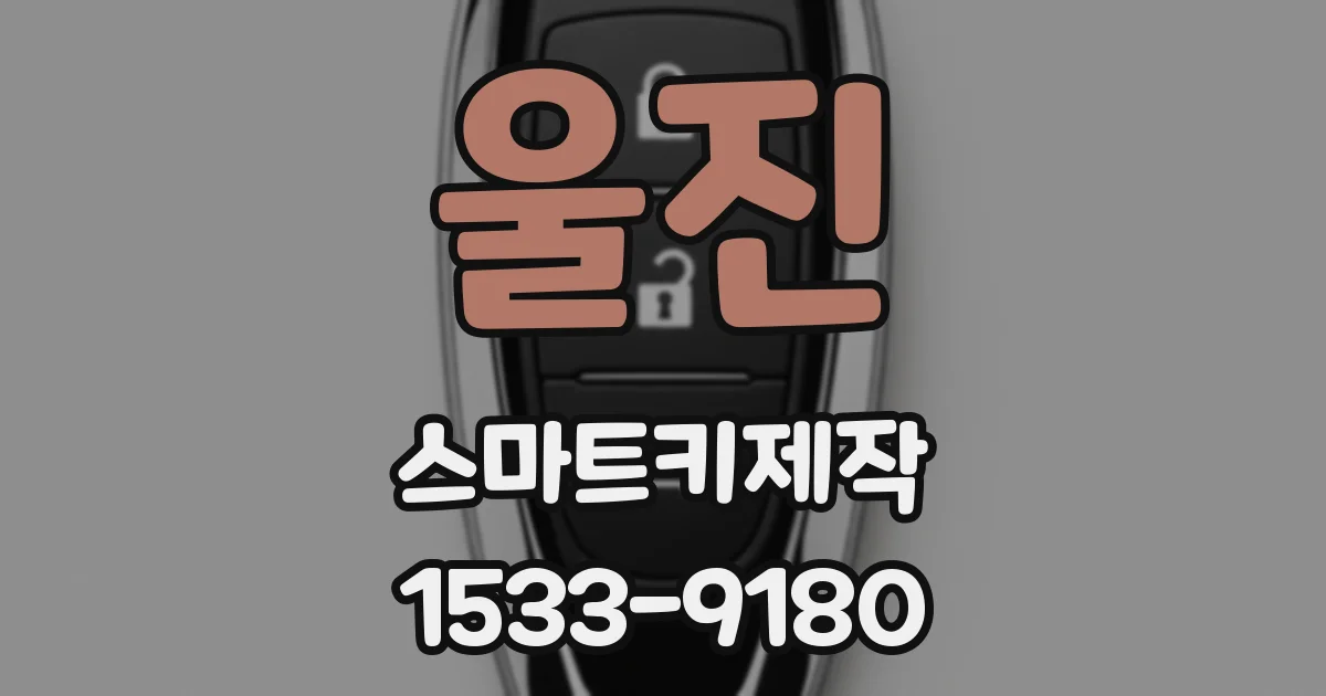 울진 스마트키제작