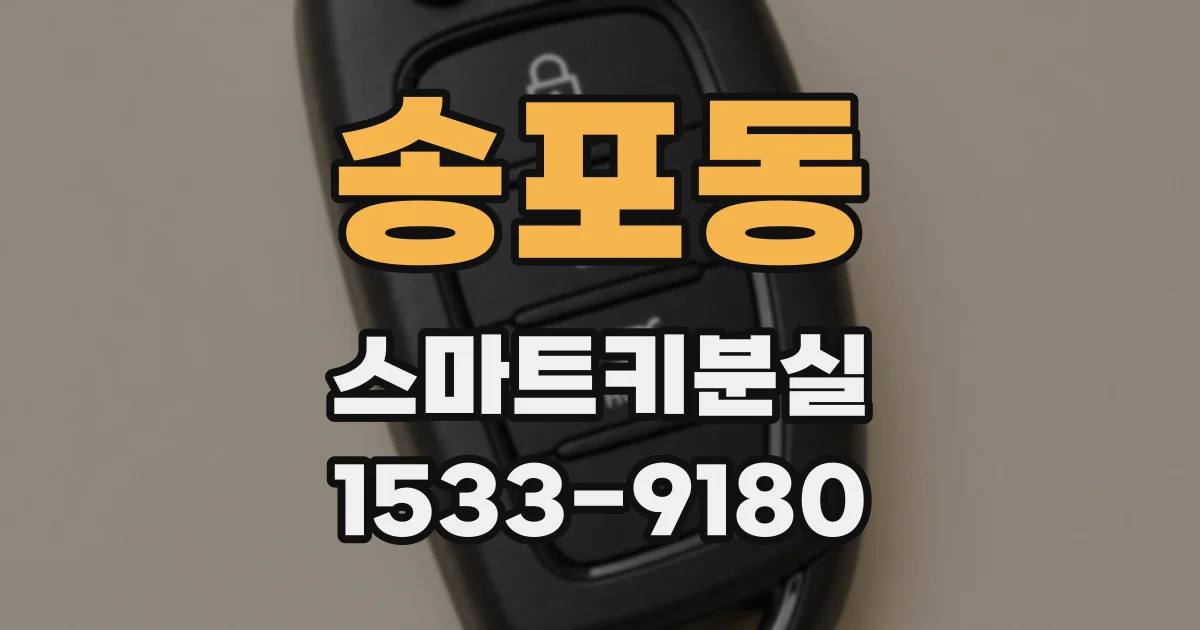 송포동 스마트키분실