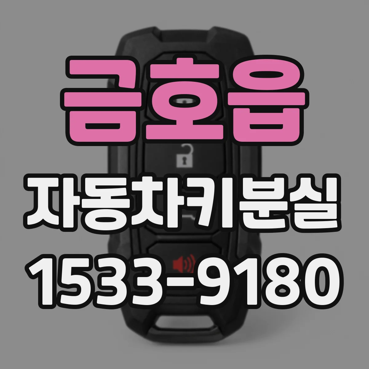 금호읍 자동차키분실