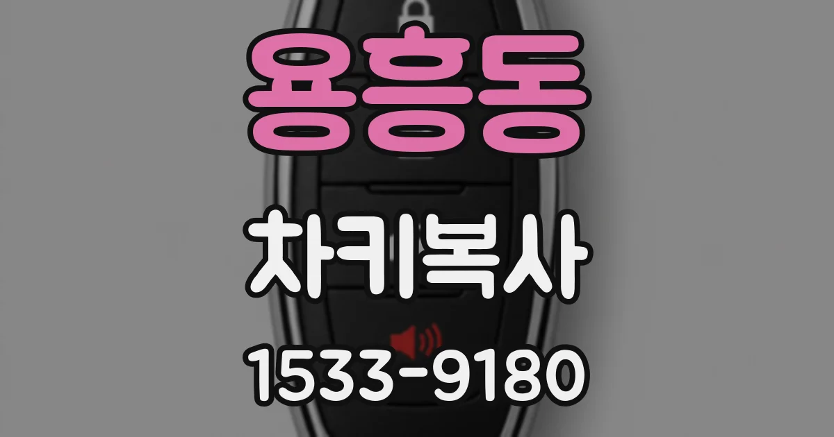 용흥동 차키복사