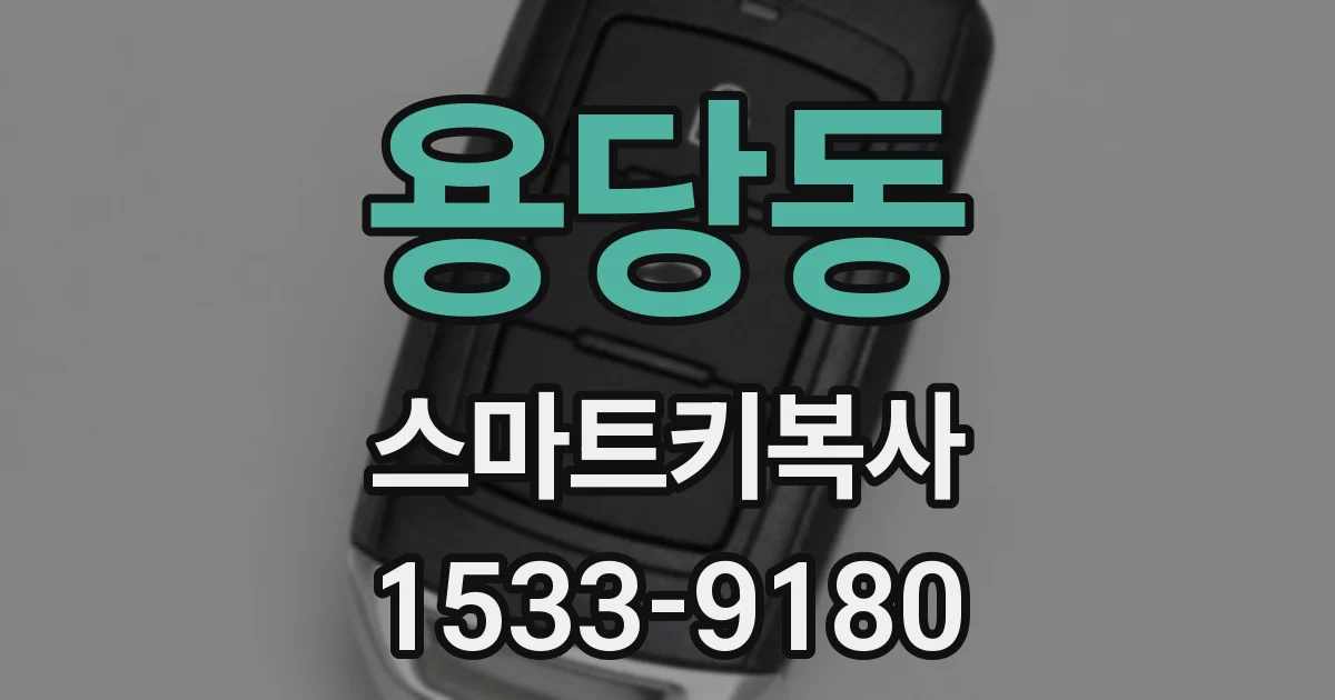 용당동 스마트키복사