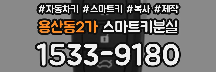 용산동2가 스마트키분실