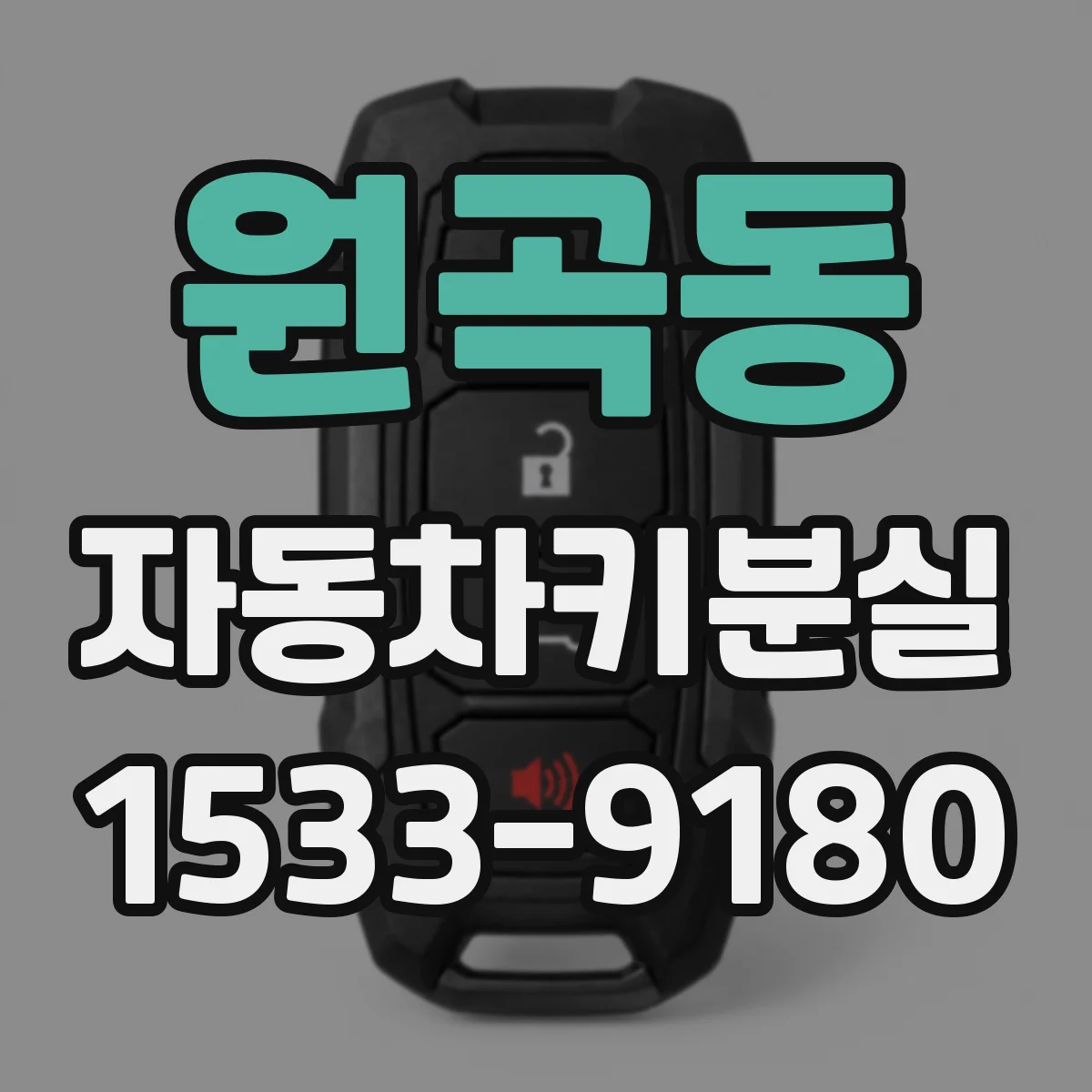 원곡동 자동차키분실