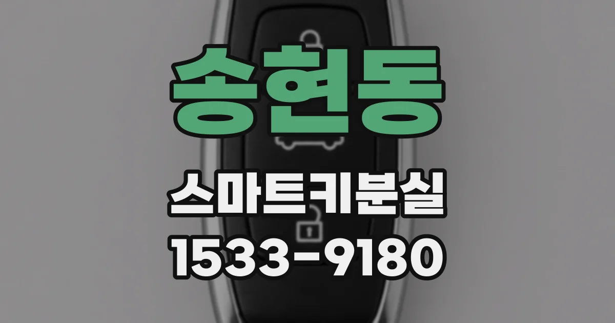 송현동 스마트키분실