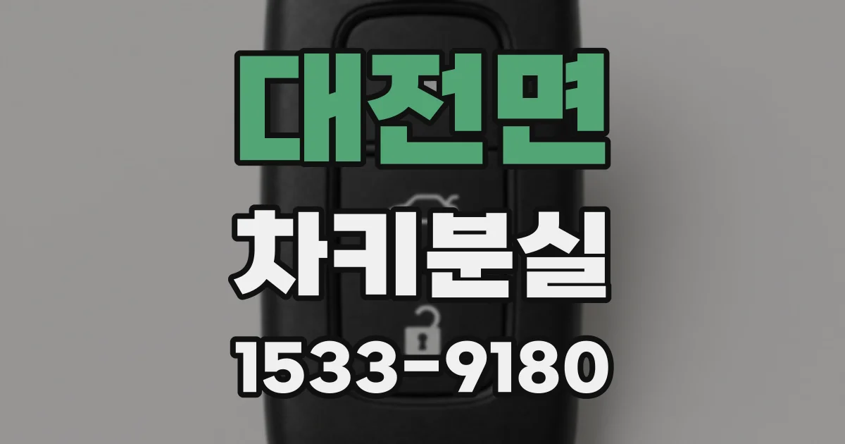 대전면 차키분실