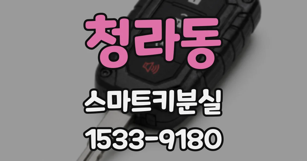 청라동 스마트키분실