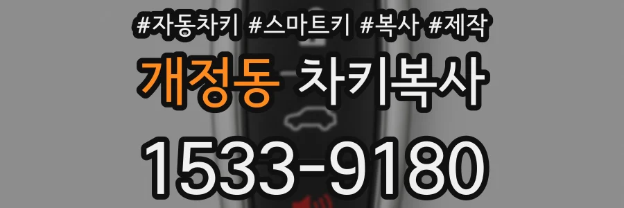 개정동 차키복사