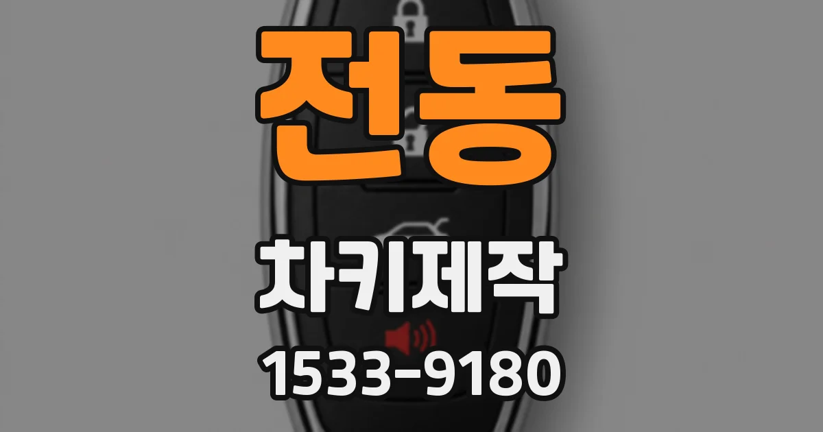 전동 차키제작