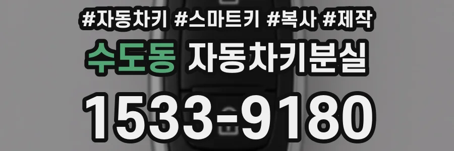 수도동 자동차키분실