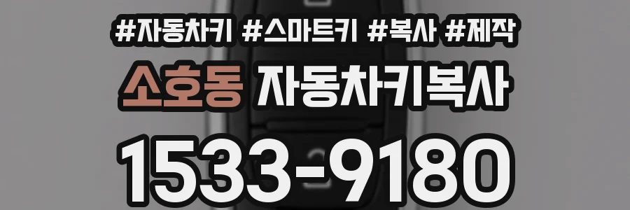 소호동 자동차키복사