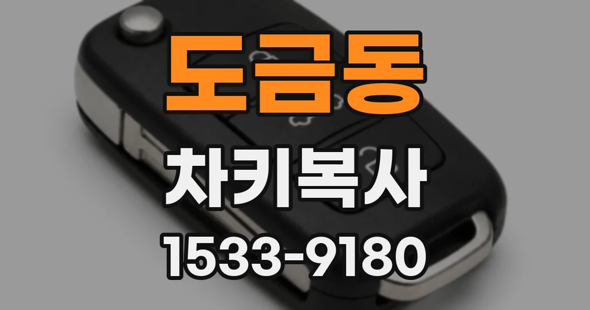 도금동 차키복사