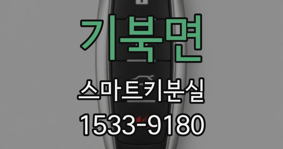 기북면 스마트키분실
