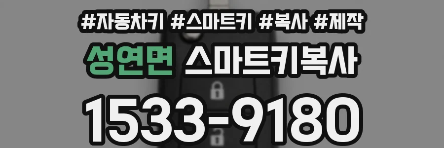 성연면 스마트키복사