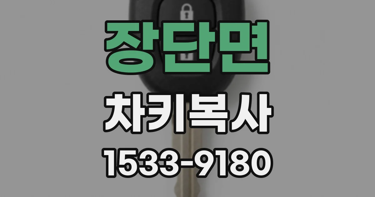 장단면 차키복사