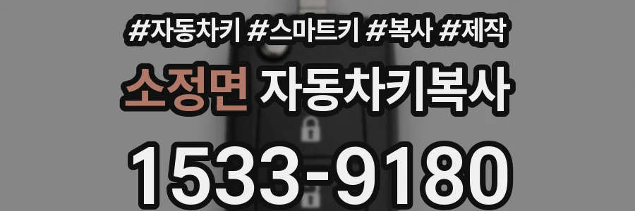 소정면 자동차키복사
