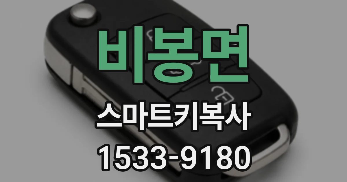 비봉면 스마트키복사