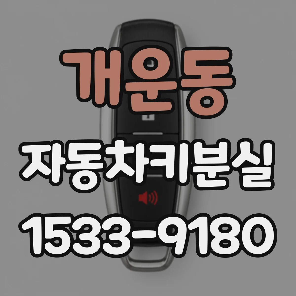개운동 자동차키분실