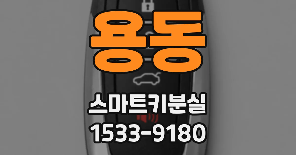 용동 스마트키분실