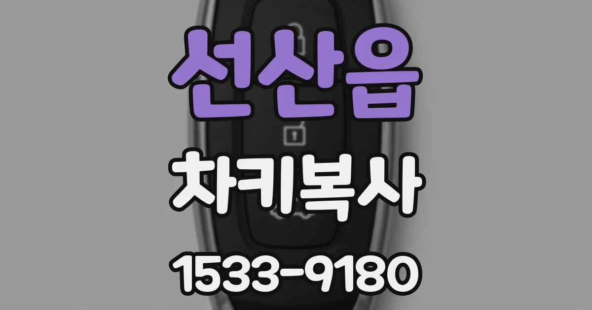 선산읍 차키복사