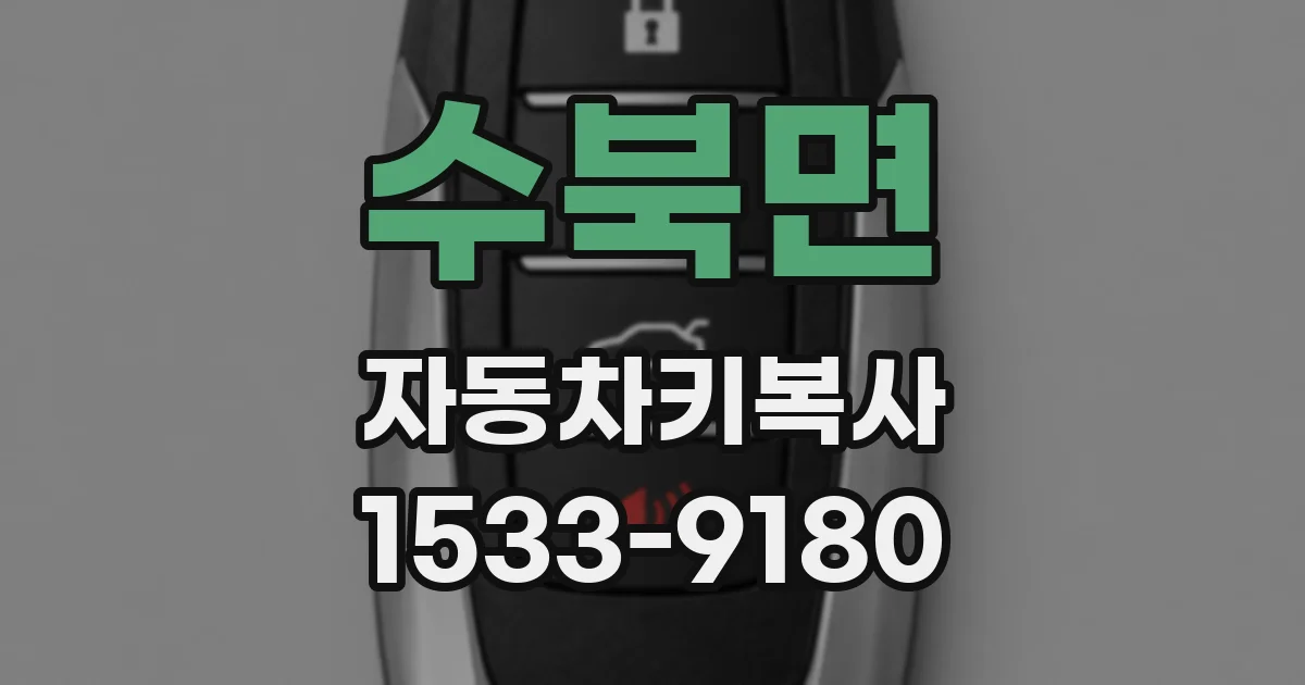 수북면 자동차키복사