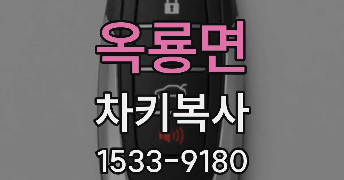 옥룡면 차키복사