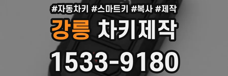 강릉 차키제작