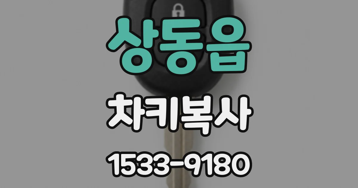 상동읍 차키복사