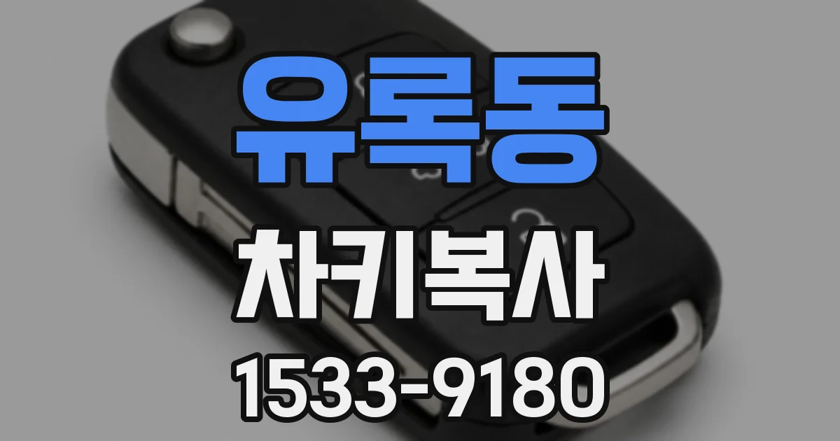 유록동 차키복사