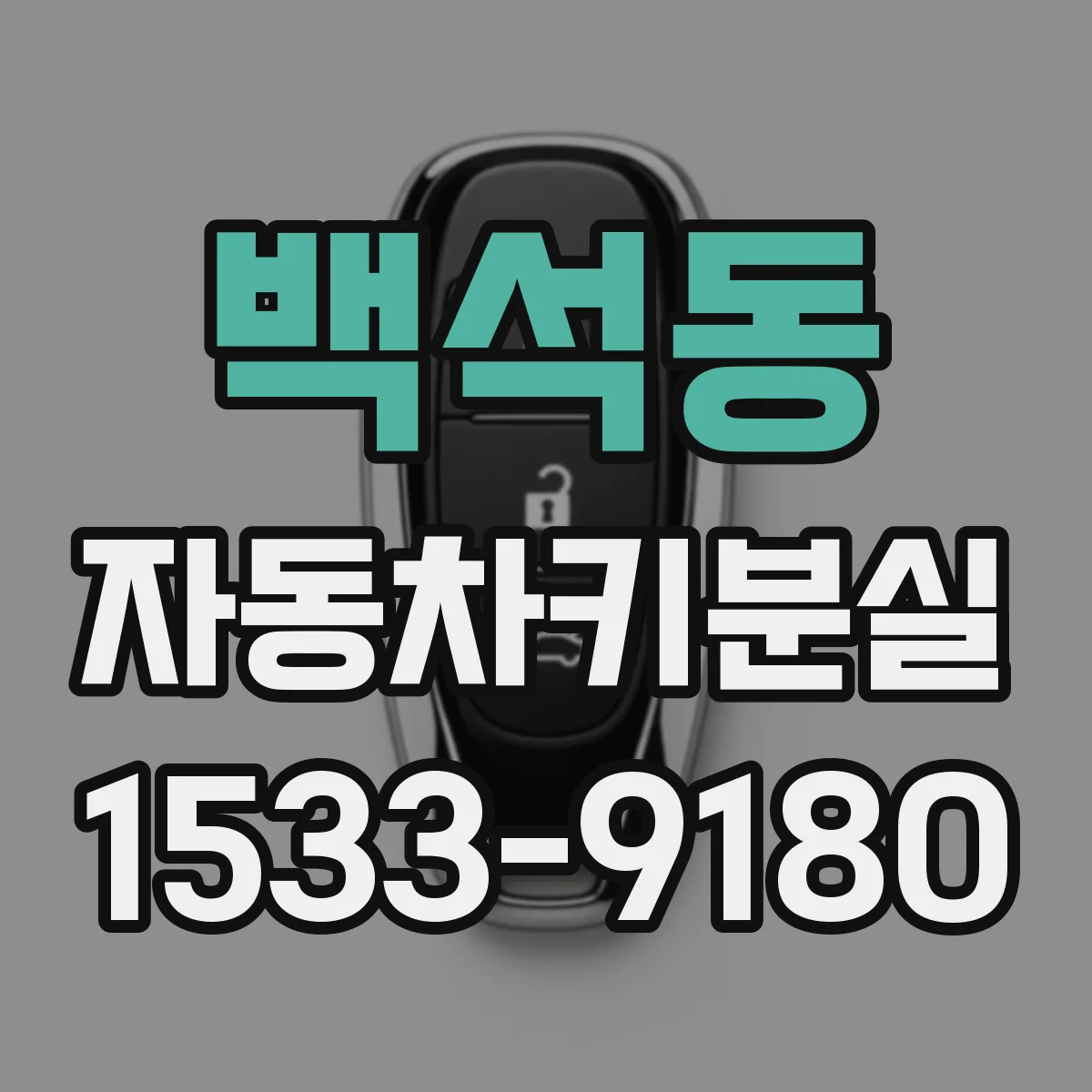 백석동 자동차키분실