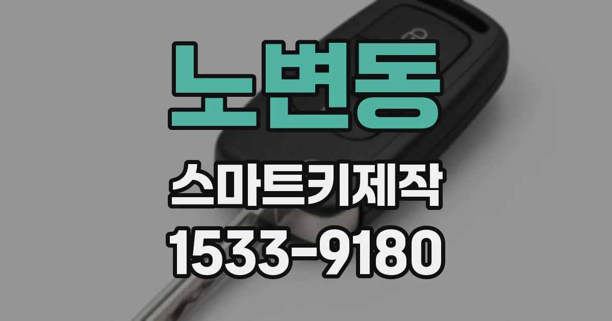 노변동 스마트키제작