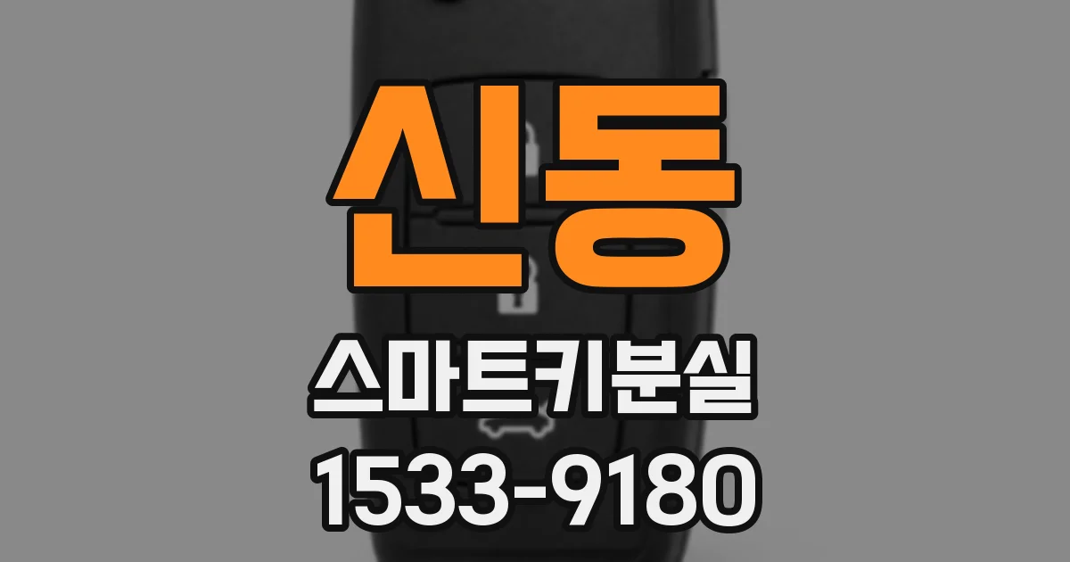 신동 스마트키분실
