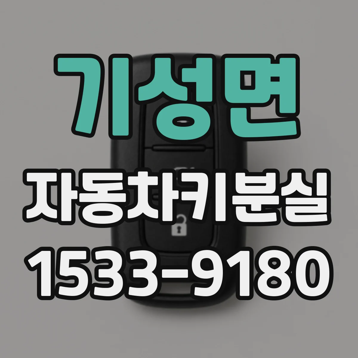 기성면 자동차키분실
