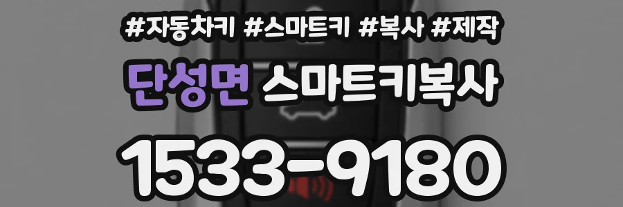 단성면 스마트키복사